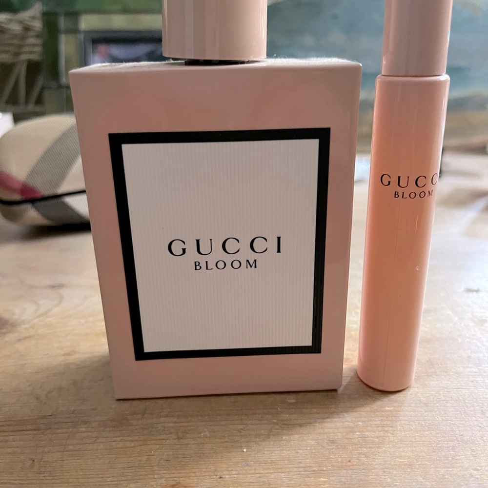 BNIB GUCCI BLOOM PARFUM 3.4 oz and .25 oz Travel parfum spray